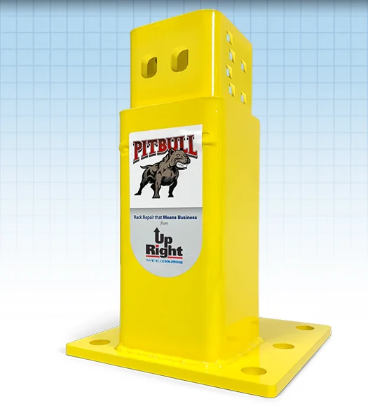 Pitbull Pallet Rack Repair Kit for bottom column damage